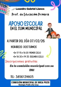 apoyo escolar Brea Pozo