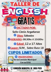 taller de ingles Brea Pozo