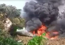 Tragedia en Colombia: un avión Hércules con más de 100 militares se estrelló tras despegar en Putumayo Restos de un avión Hércules tras estrellarse en Putumayo Colombia con operativo de rescate