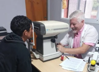 Importante operativo oftalmológico en Brea Pozo operativo