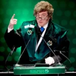 Milei lanzó un duro discurso en Israel: “con determinadas culturas no vamos a poder convivir” Javier Milei durante su discurso en Israel tras recibir un Honoris Causa