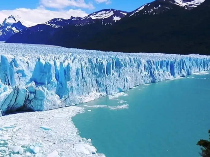Vista de glaciares en Argentina en el marco del debate por la reforma de la Ley de Glaciares y su impacto ambiental.