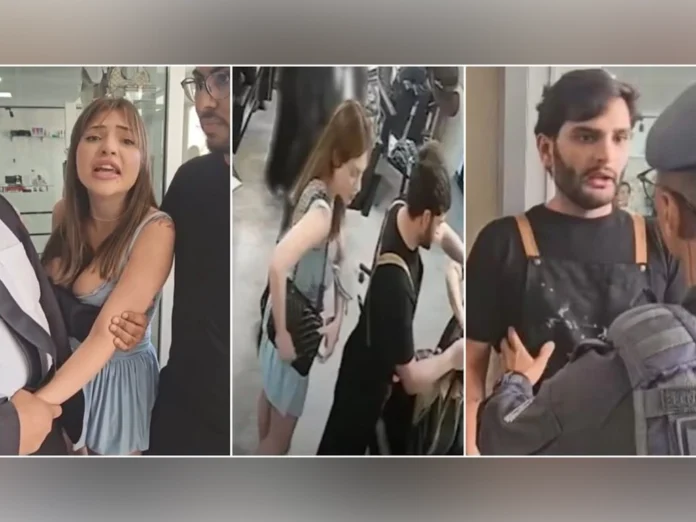 Momento del ataque a un peluquero en un salón de belleza en São Paulo