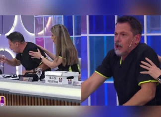 Sergio Verón sufrió un ahogo en vivo en “Cuestión de peso” y debió ser asistido Sergio Verón en Cuestión de peso durante el episodio en vivo en el estudio televisivo.
