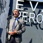 Silva Neder: «Siempre, y más aún en tiempos críticos, el legado de solidaridad de Evita es la consigna» Carlos Silva Neder durante un mensaje en homenaje al aniversario del nacimiento de Eva Perón