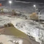 Alerta roja en la costa bonaerense: impactantes videos muestran olas gigantes y graves destrozos por el temporal Impactantes olas gigantes y calles inundadas durante el fuerte temporal en la costa bonaerense