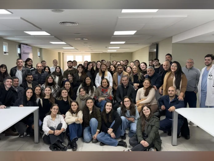 Estudiantes de Medicina de la Universidad Favaloro durante el inicio de la Rotación Social Rural 2026 en Santiago del Estero.