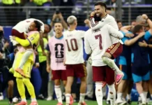 España goleó a Francia y espera en la final al ganador del duelo entre Argentina e Inglaterra España celebra la clasificación a la final del Mundial 2026 tras vencer a Francia.