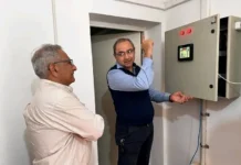 Histórico avance en Loreto: la prueba técnica del agua potable concluyó con éxito Intendente Ramón González supervisando la prueba técnica de la planta central de agua potable de Loreto.
