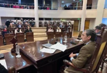 La Legislatura destacó el potencial de la ExpoBra 2026 y el desarrollo genético ganadero en la Provincia Sesión ordinaria de la Cámara de Diputados de Santiago del Estero, conducida por el vicegobernador Carlos Silva Neder.